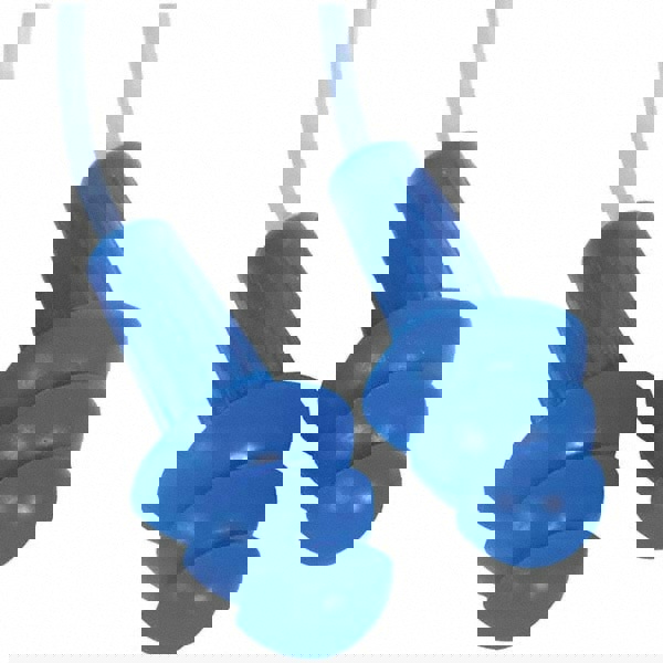 Earplugs: Rubber, Flanged, Push-In Stem, Corded